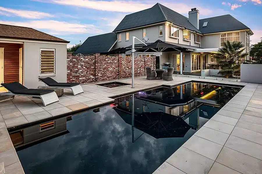 Dark-Bottom Pools