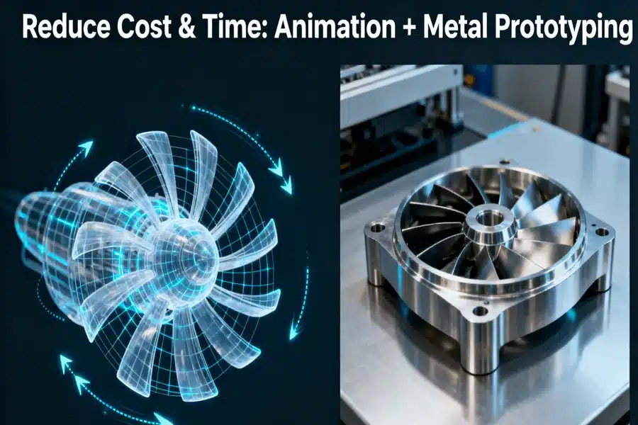 Bridging the virtual and physical worlds: Engineering animation and metal rapid prototyping work in tandem to de-risk product development.