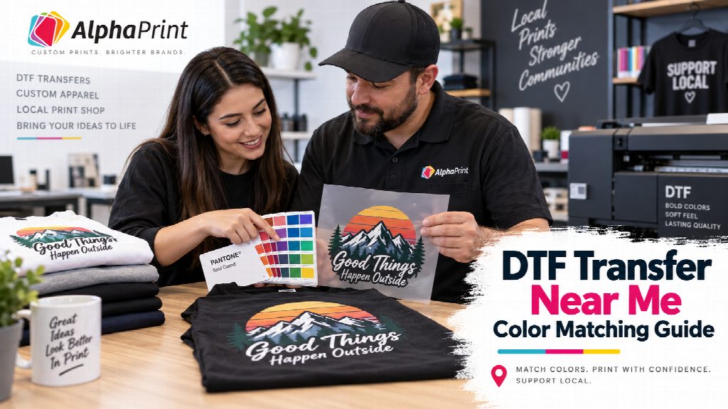 DTF Transfer Near Me Color Matching Guide